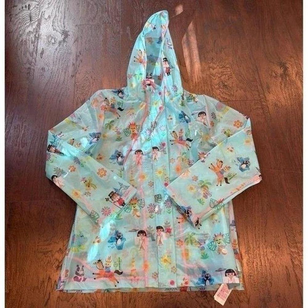 Disney Small World Rain‎ Jacket Adult Small Parks